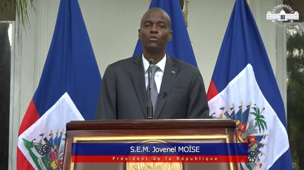 Jovenel Moïse s'adressant à la nation 