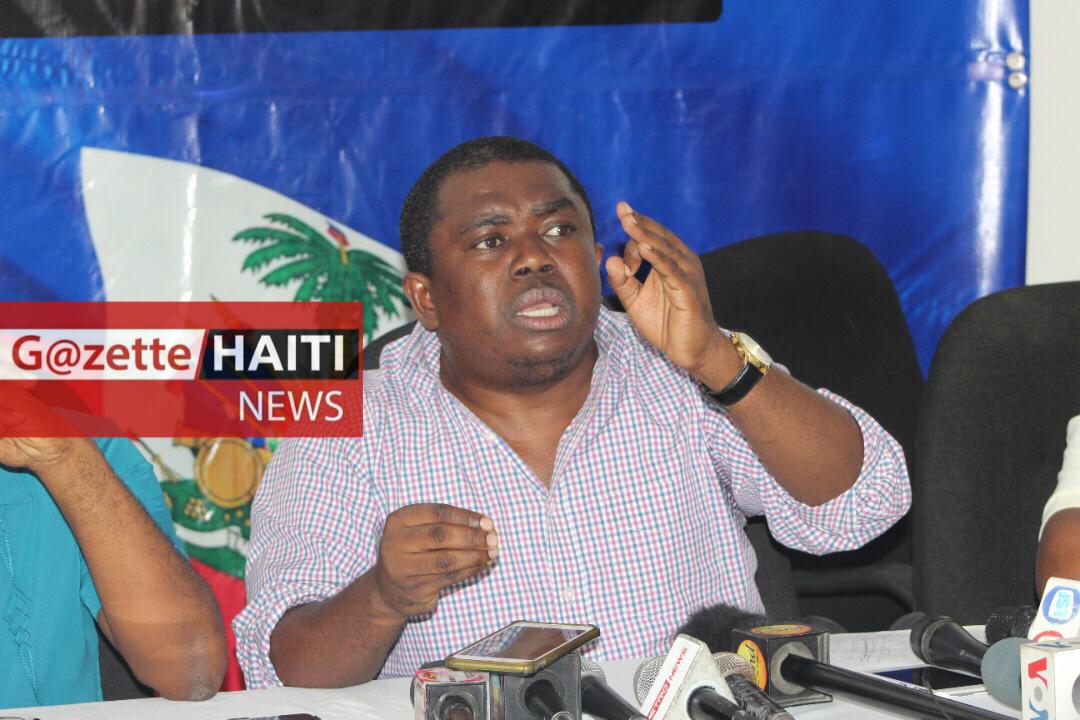  Me André Michel,  porte-parole du SDP. 