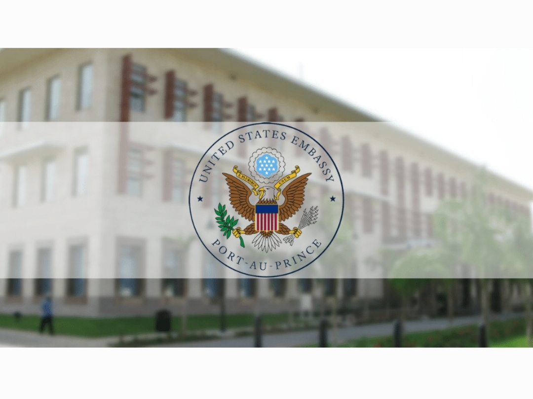 L’ambassade des États-Unis à Port-au-Prince Logo
