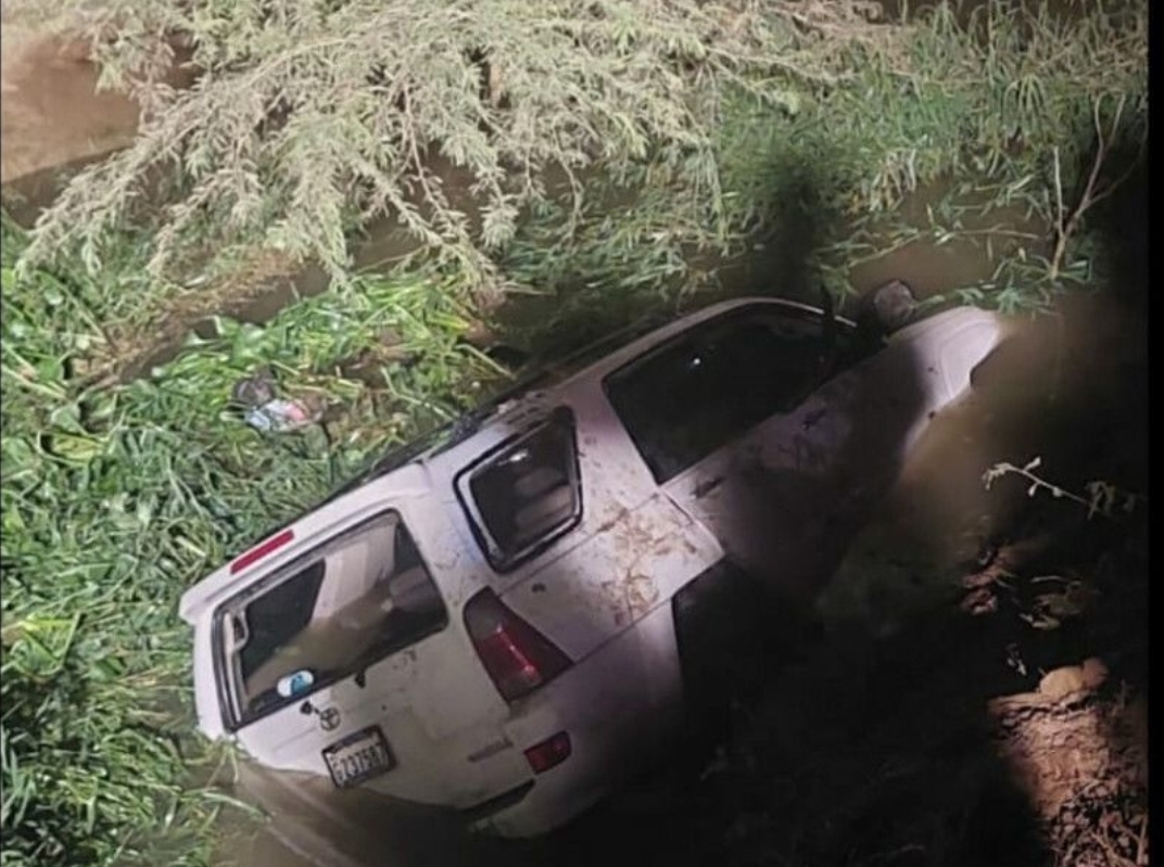 Le véhicule accidenté 