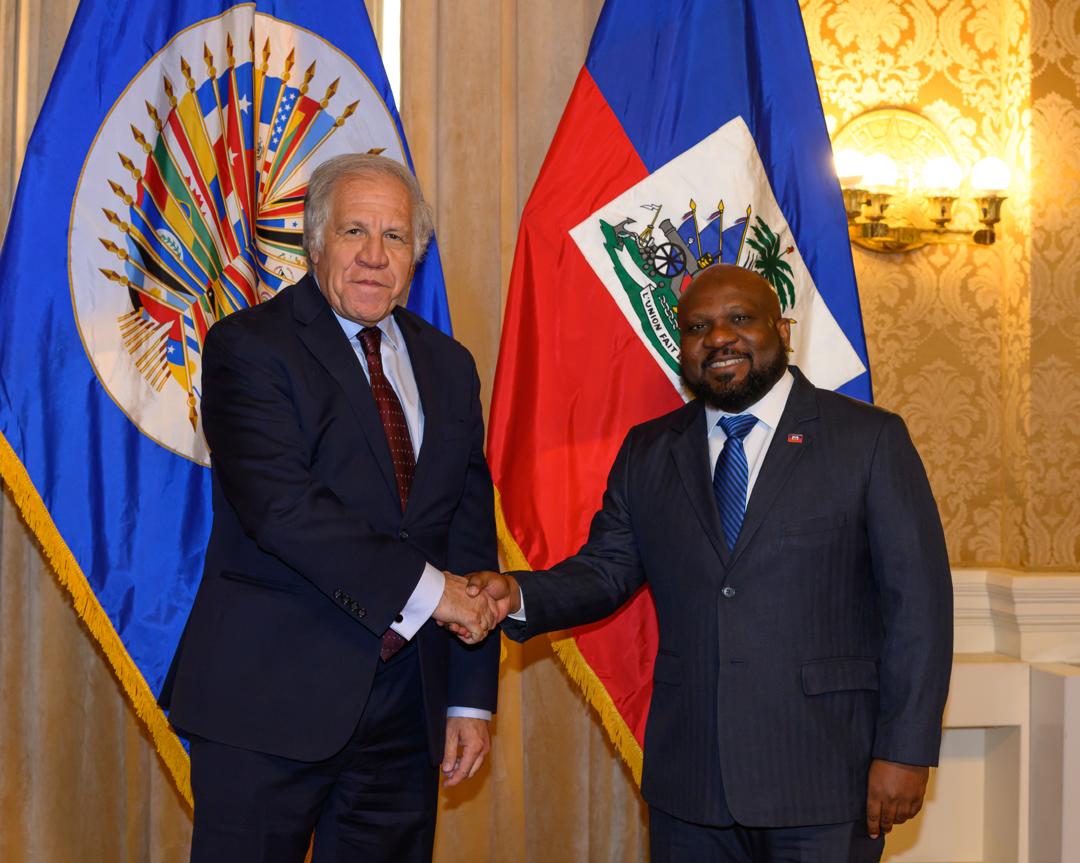 Conseil Président Smith Augustin avec Luis Almagro 