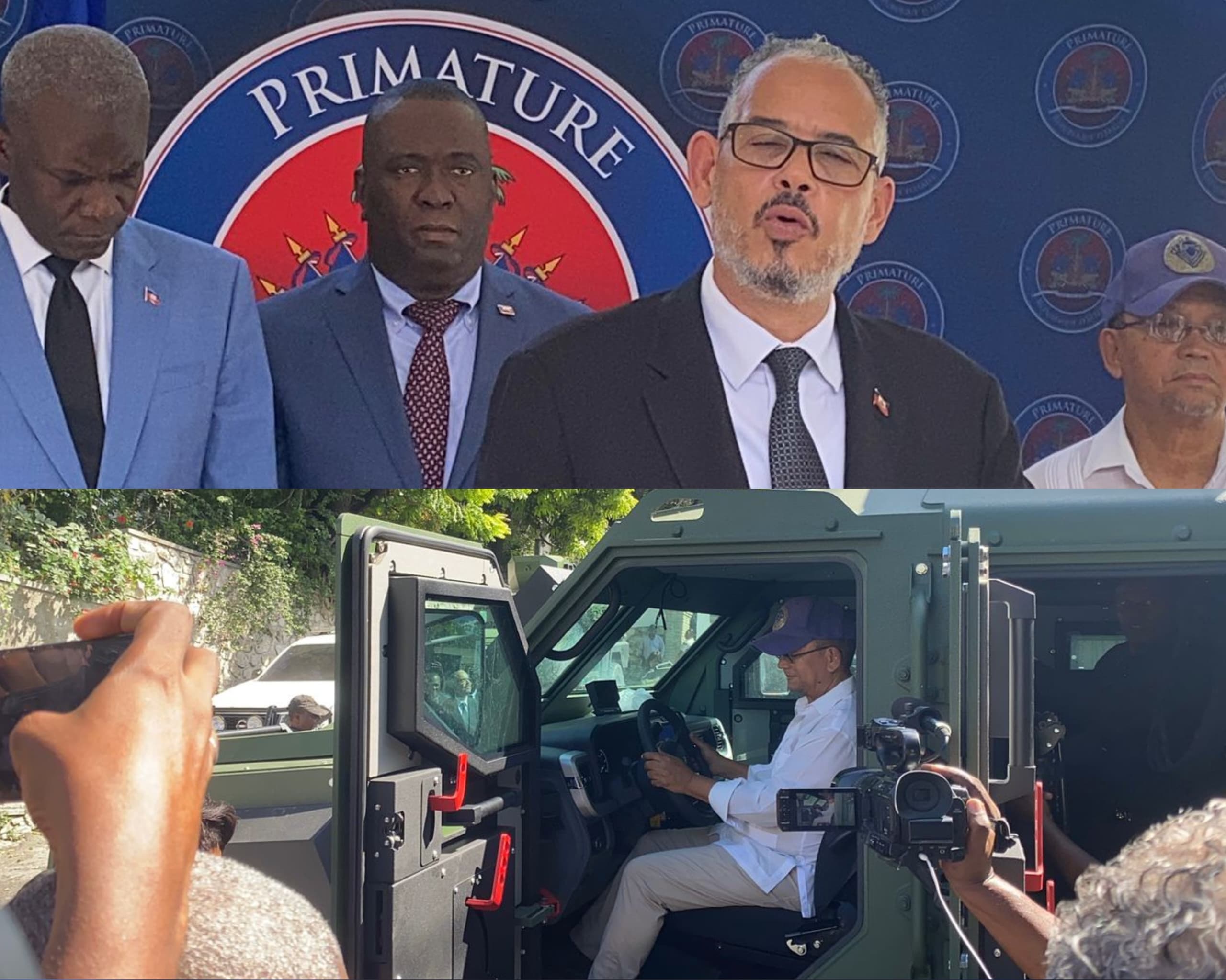 Remise de blindés aux FAD'H 