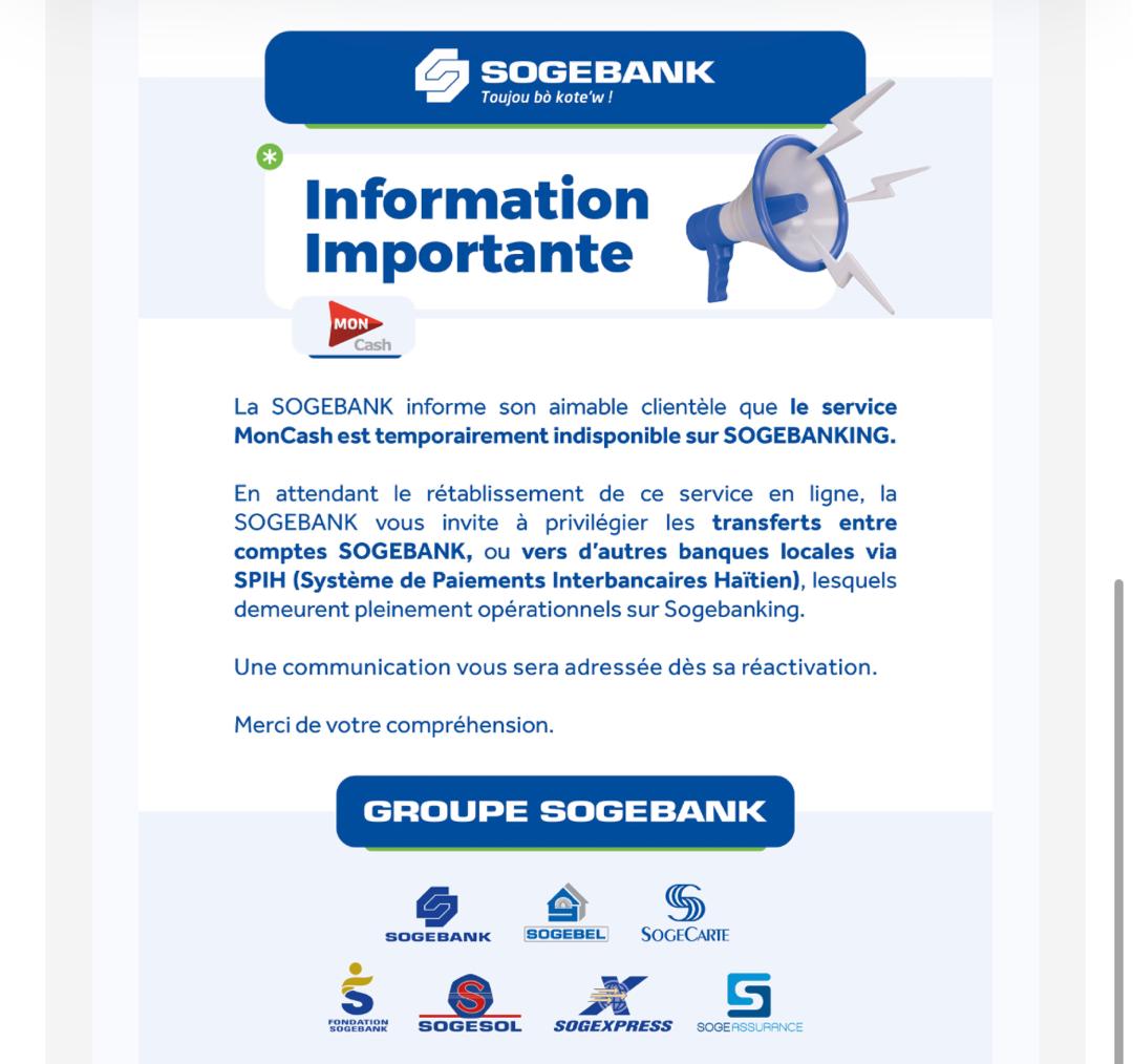 Sogebank sous le feu des critiques