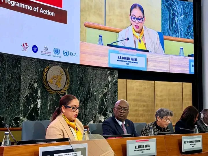 Raina Forbin appelle l’Afrique à renforcer son soutien aux priorités d’Haïti