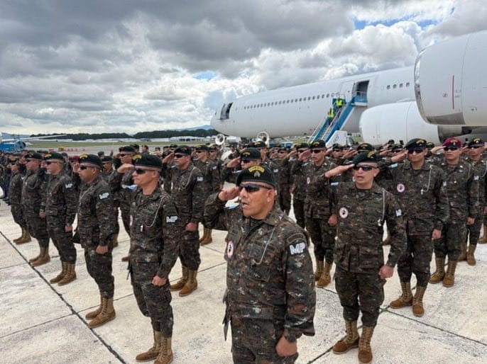 Un deuxième contingent militaire guatémaltèque déployé en Haïti pour renforcer la FRG