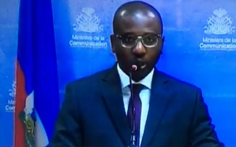 Dr Claude Joseph, Ministre des Aff Etrangères 