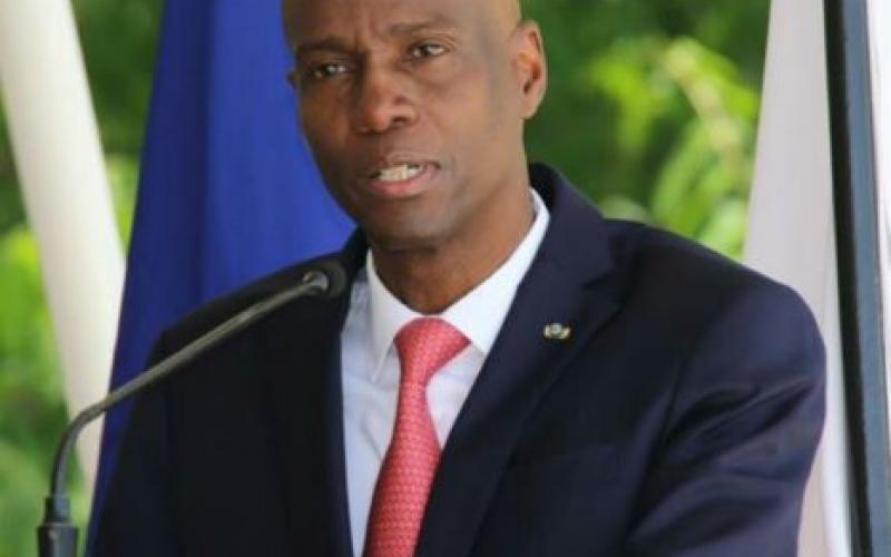 Jovenel Moise, président de la république 
