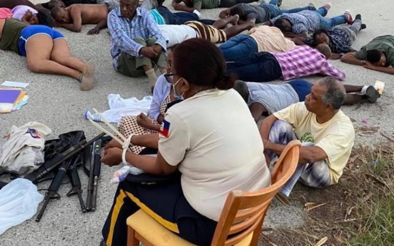 Les prisonniers, le jour de leur arrestation 