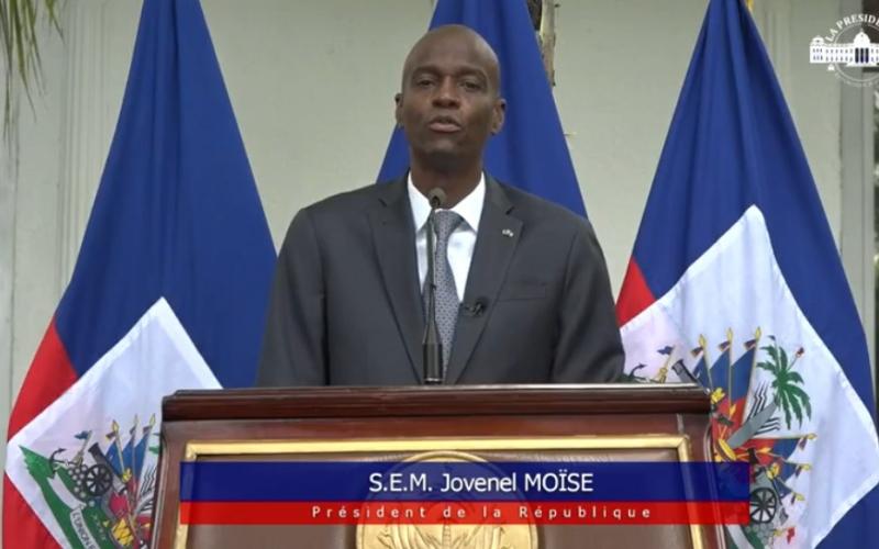 Jovenel Moïse s'adressant à la nation 