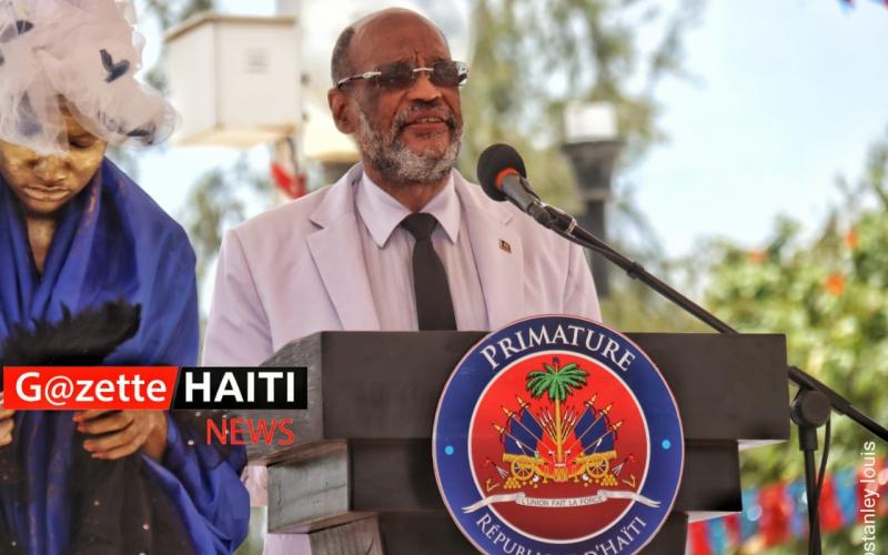 Le Pm Ariel Henry à l'archaie, ce 18 mai 2022