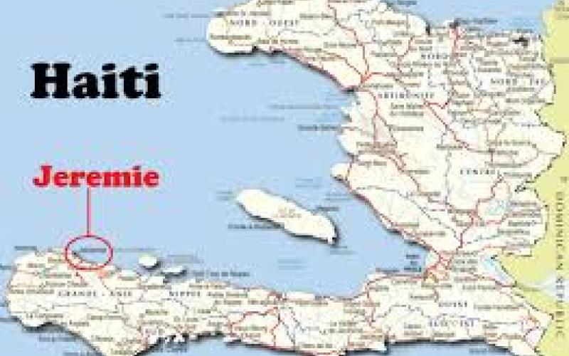 Carte géopraphique d'Haiti