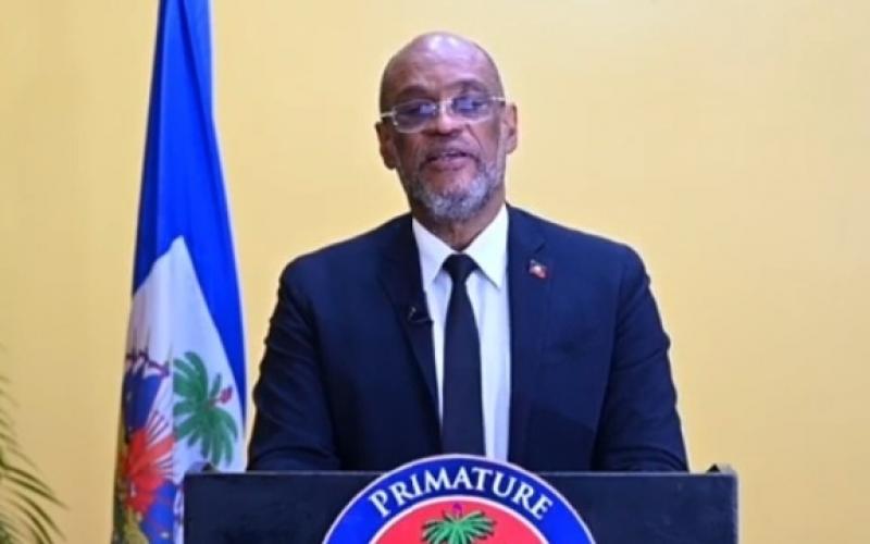 Le Premier ministre Ariel Henry 