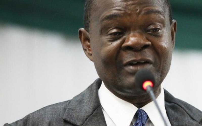 Le ministre de l'agriculture Bredy Charlot 