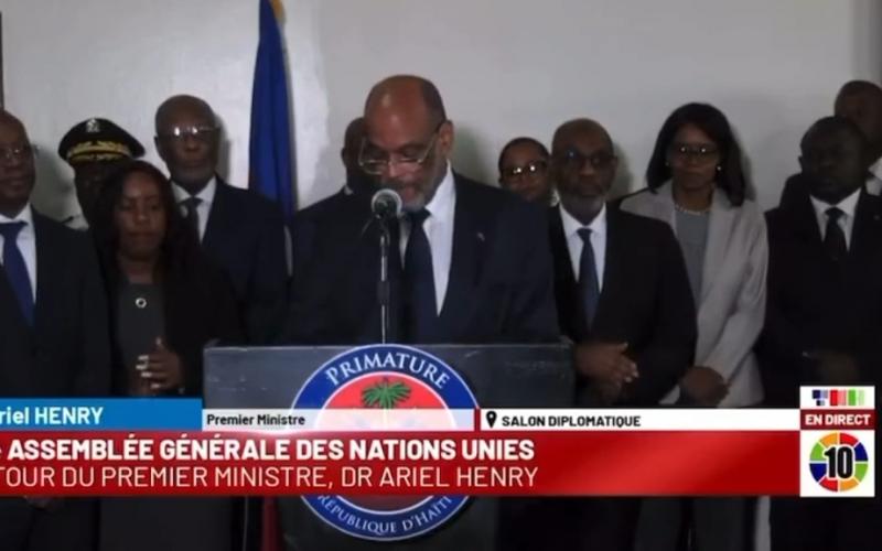Ariel Henry, premier ministre 