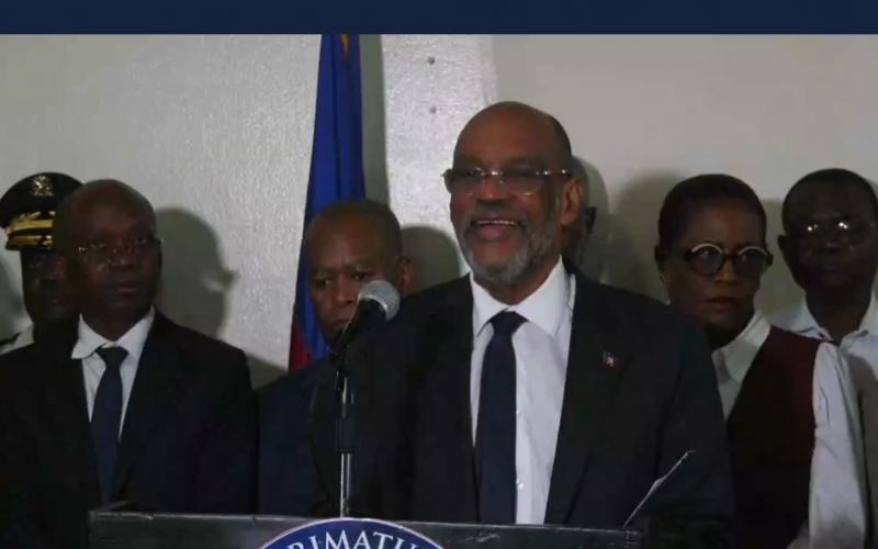 Ariel Henry, premier ministre 