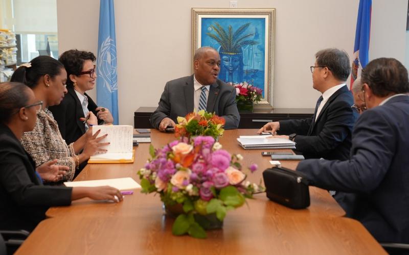 PM Garry Conille rencontre avec Global Sea-A