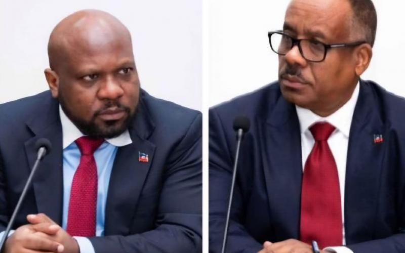 Conseil Président Smith Augustin et Louis Gérald Gilles 