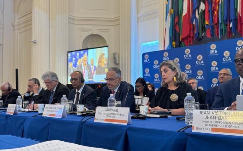 PM Alix Didier Fils-Aimé, à l'OEA 