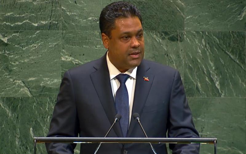 Laurent Saint Cyr à l'ONU 