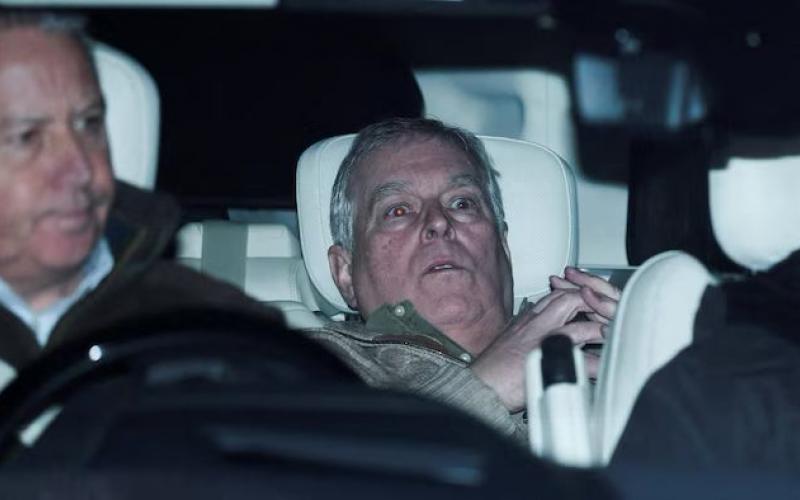 l'ex-prince Andrew relâché après sa garde à vue