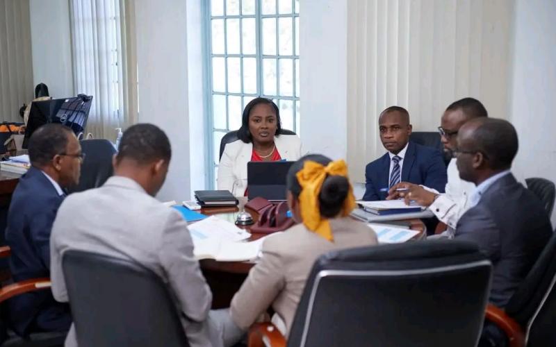 Sandra Paulemon rencontre les membres de la commission de réforme des finances publiques et de gouvernance économique 