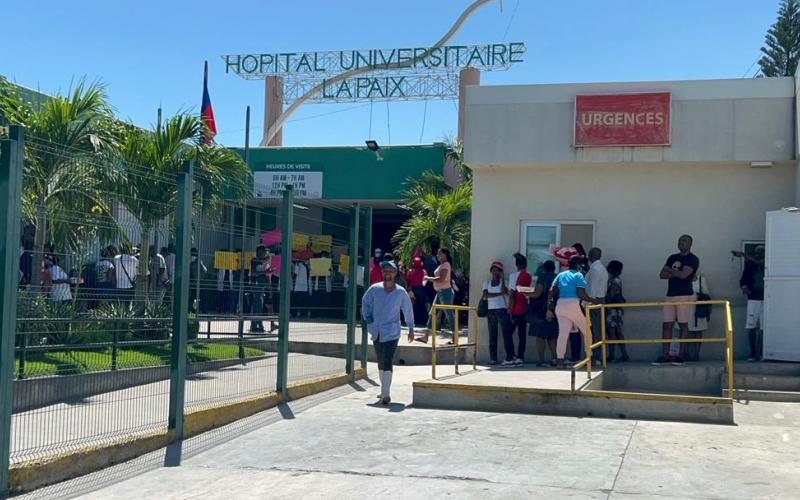 Grève à l’Hôpital universitaire La Paix