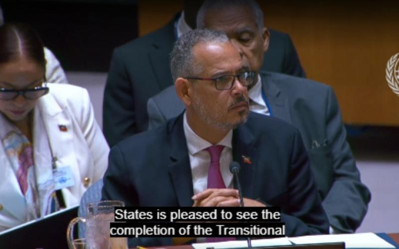 À l’ONU, Alix Didier Fils-Aimé insiste sur l’urgence sécuritaire et le déploiement de la FRG
