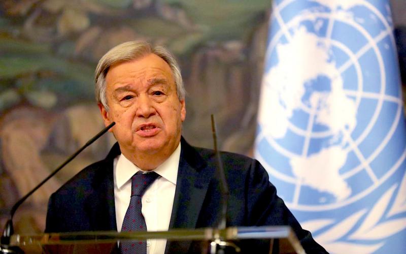 Le Secrétaire général des Nations Unies, António Guterres