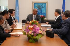 PM Garry Conille rencontre avec Global Sea-A