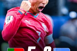 Portugal domine l’Ouzbékistan 5 à 0