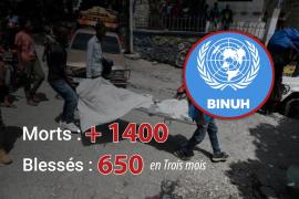 Violence en Haïti : plus de 1 400 morts et 650 blessés en trois mois