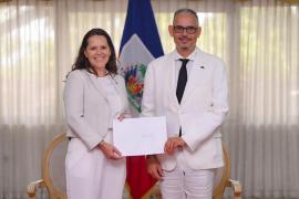 Haïti-Suède: la nouvelle Ambassadrice remet ses lettres de créance au Premier ministre Alix Didier Fils-Aimé